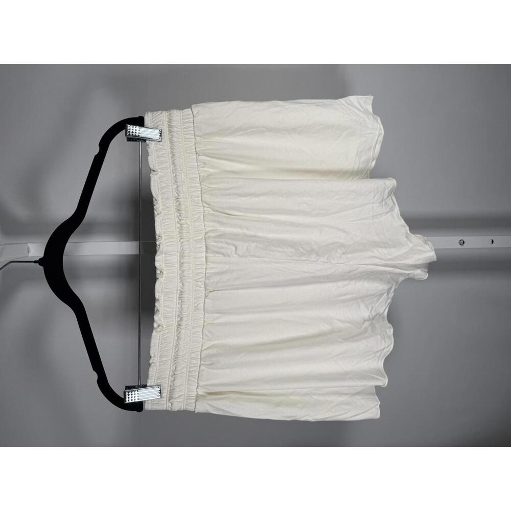NWT Halara Shorts soft elastic waist drawstring White XL - Picture 2 of 6
